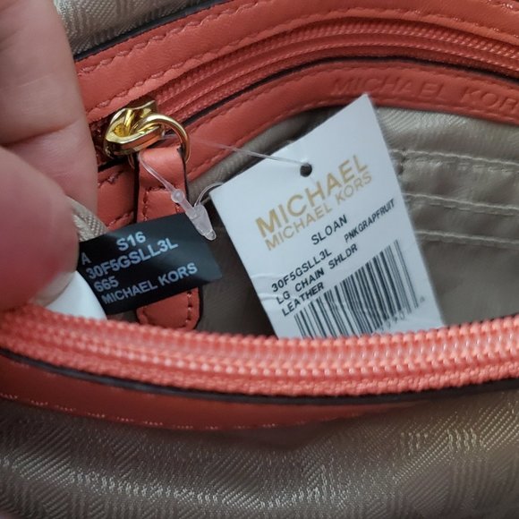 Michael Kors Large Chain Sloan Shoulder Quilted - Picture 9 of 14